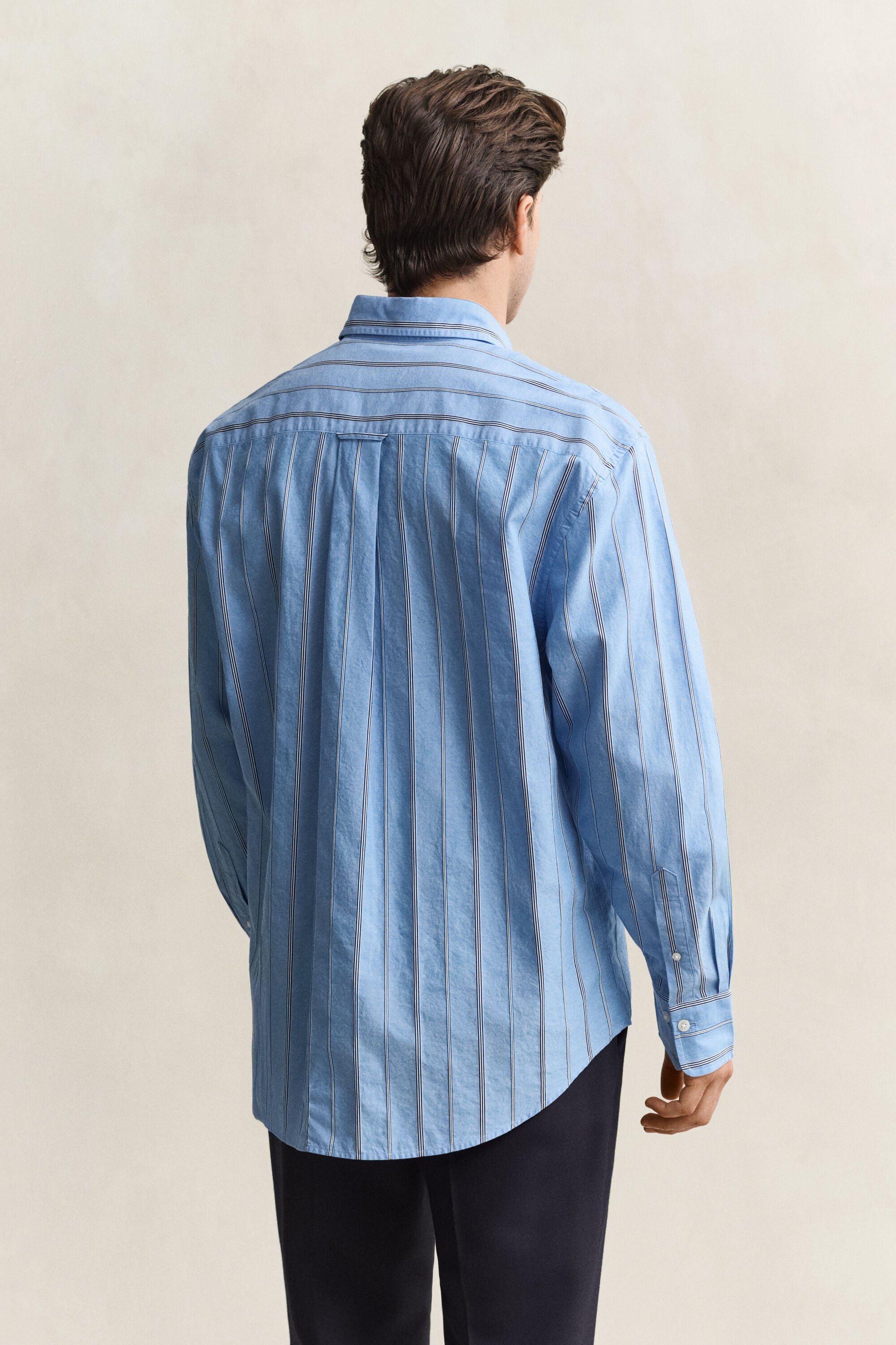 Relaxed Fit Dobby Striped overhemd