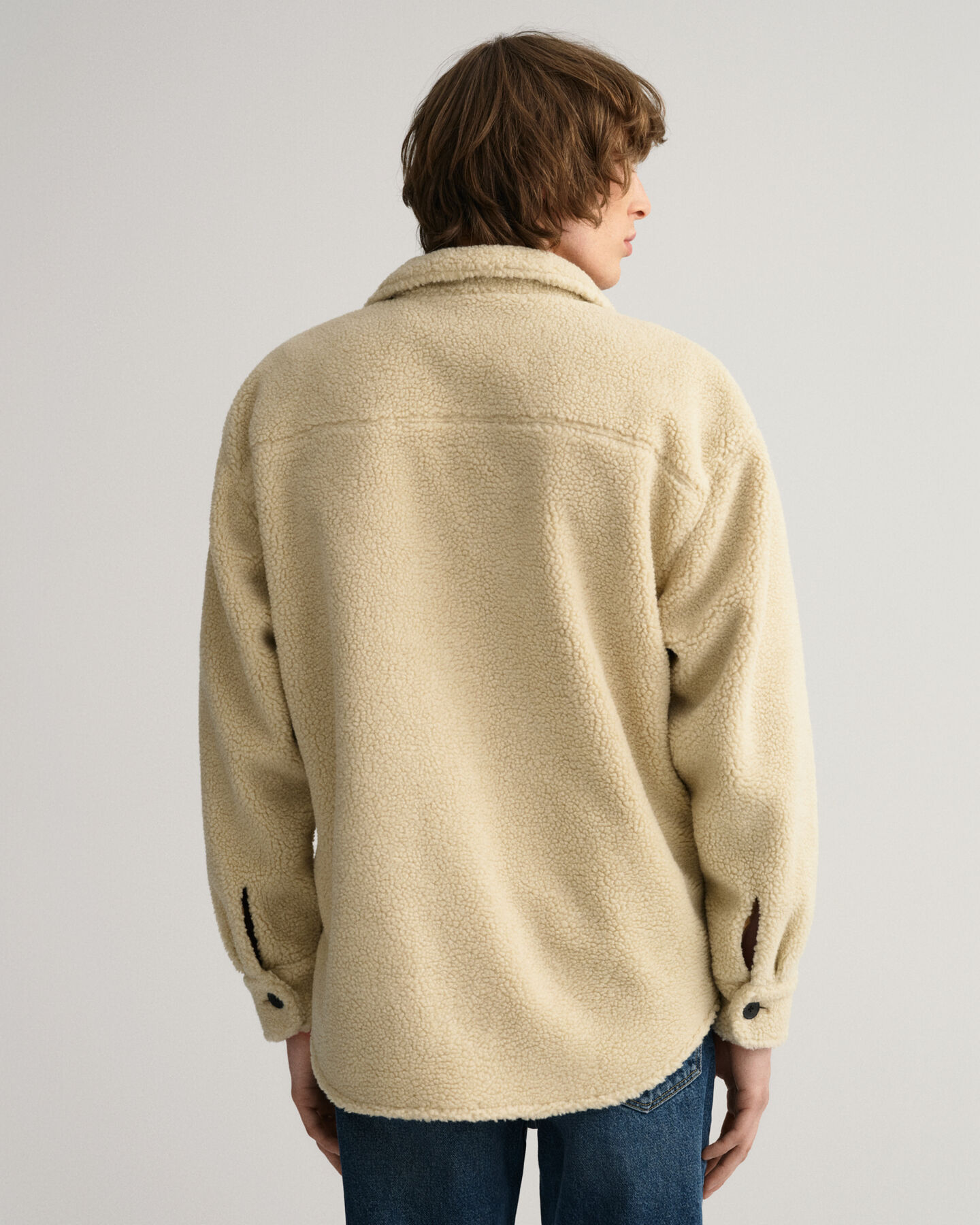 Oversized Sherpa overshirt