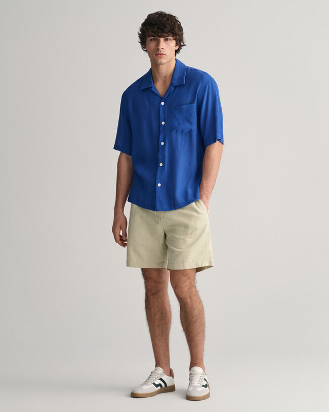 Relaxed Fit Textured overhemd