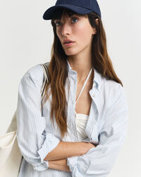 Oversized gestreept Luxury Oxford jurk