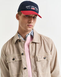 Regular Fit overshirt van katoen en linnen