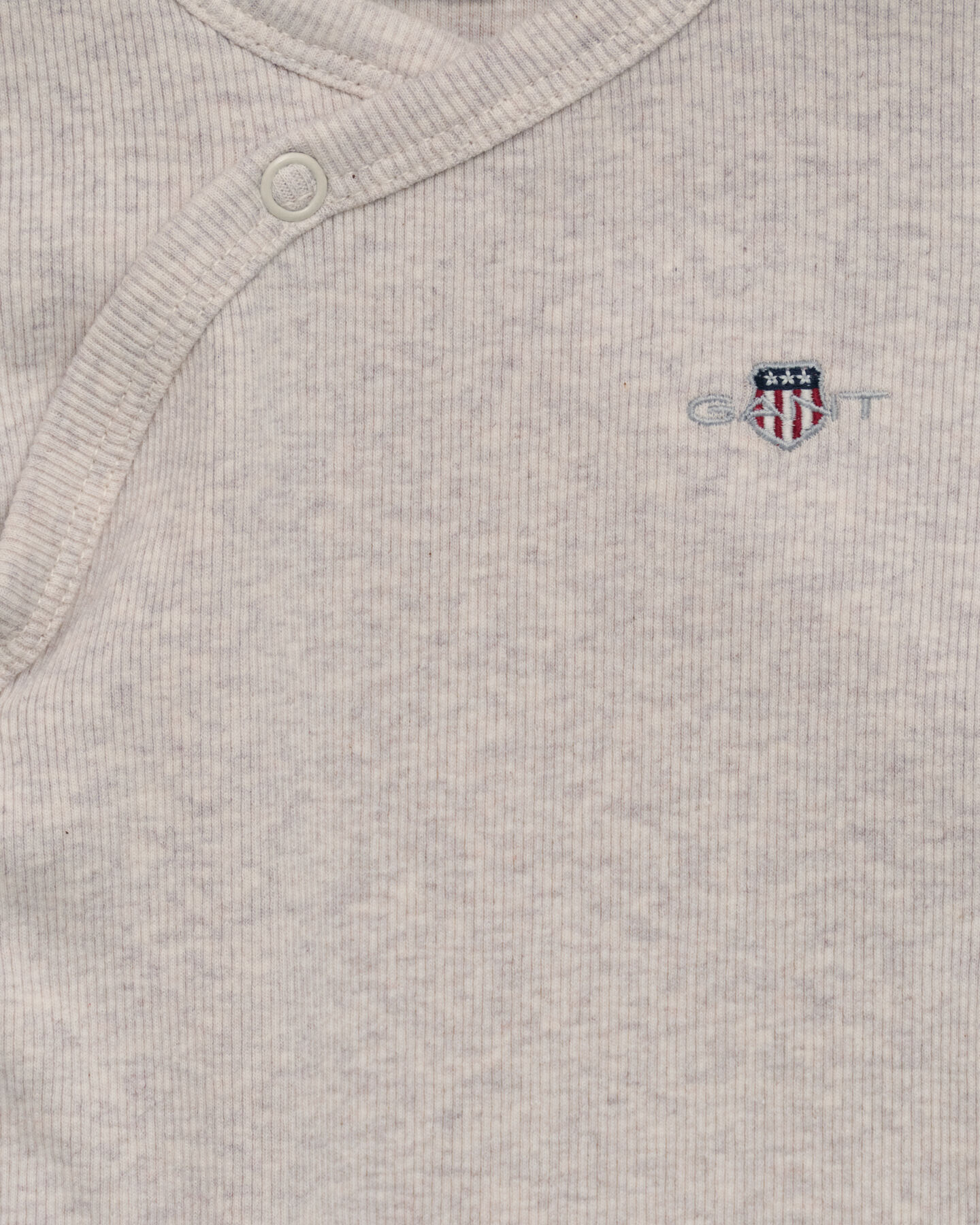 Baby Shield geribde overslagromper