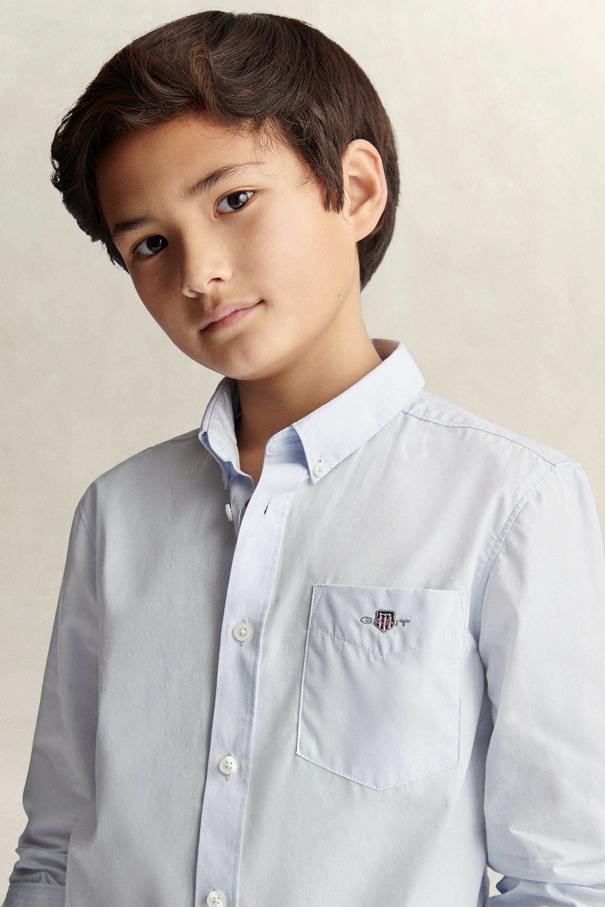 Teen Boys Shield poplin overoverhemd