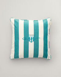 Striped Archive Shield Cushion
