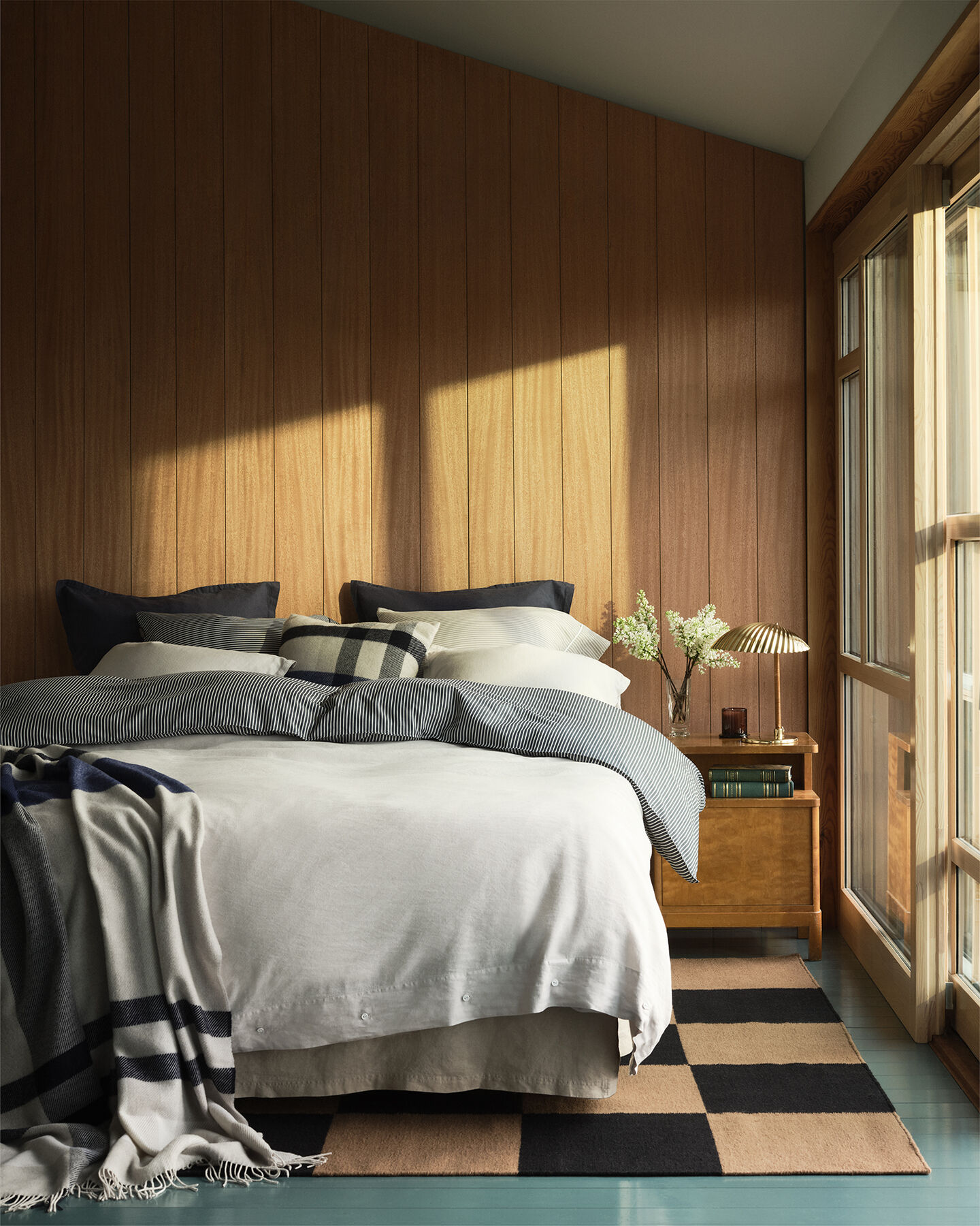 Magnified Check kussenhoes