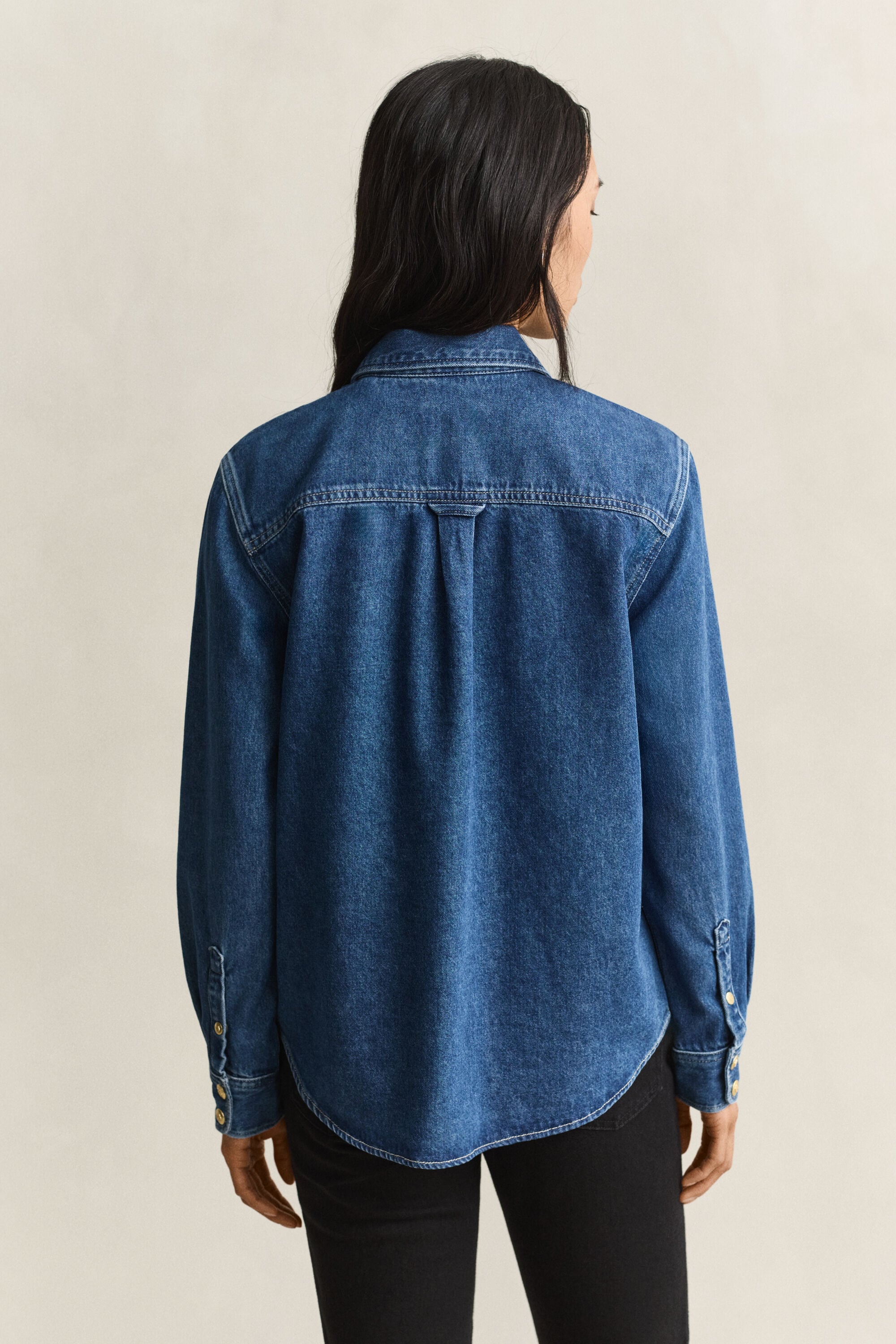 Denim overhemd