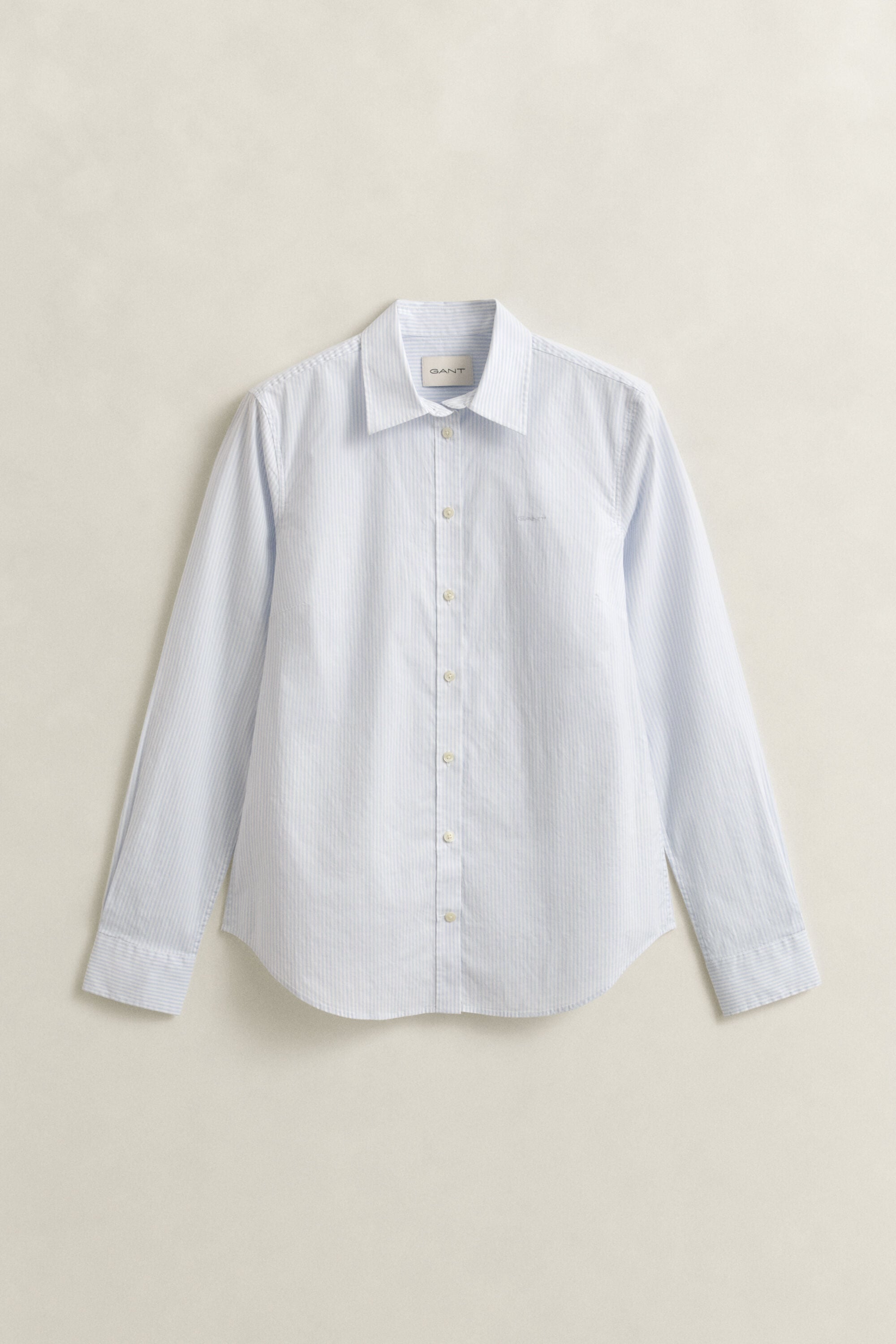 Poplin overhemd met strepen
