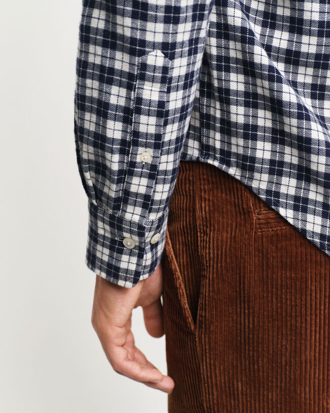 Regular Fit geruit flanellen overhemd