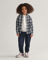 Kids Regular Fit geruit flanellen shirt