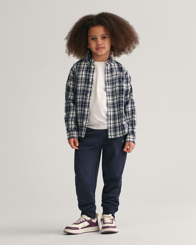 Kids Regular Fit geruit flanellen shirt