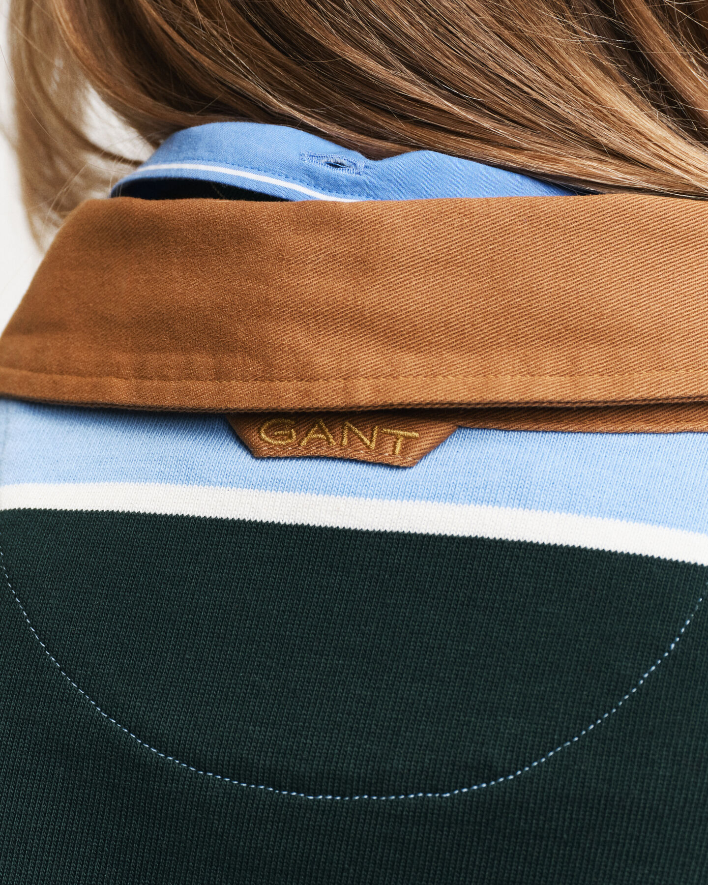 Heavy Rugger met gekleurde strepen