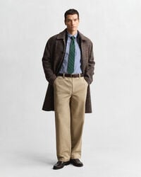 Regular Fit Classic overhemd met strepen van poplin