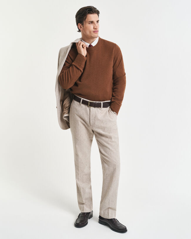 Slim Fit Donegal kostuumbroek