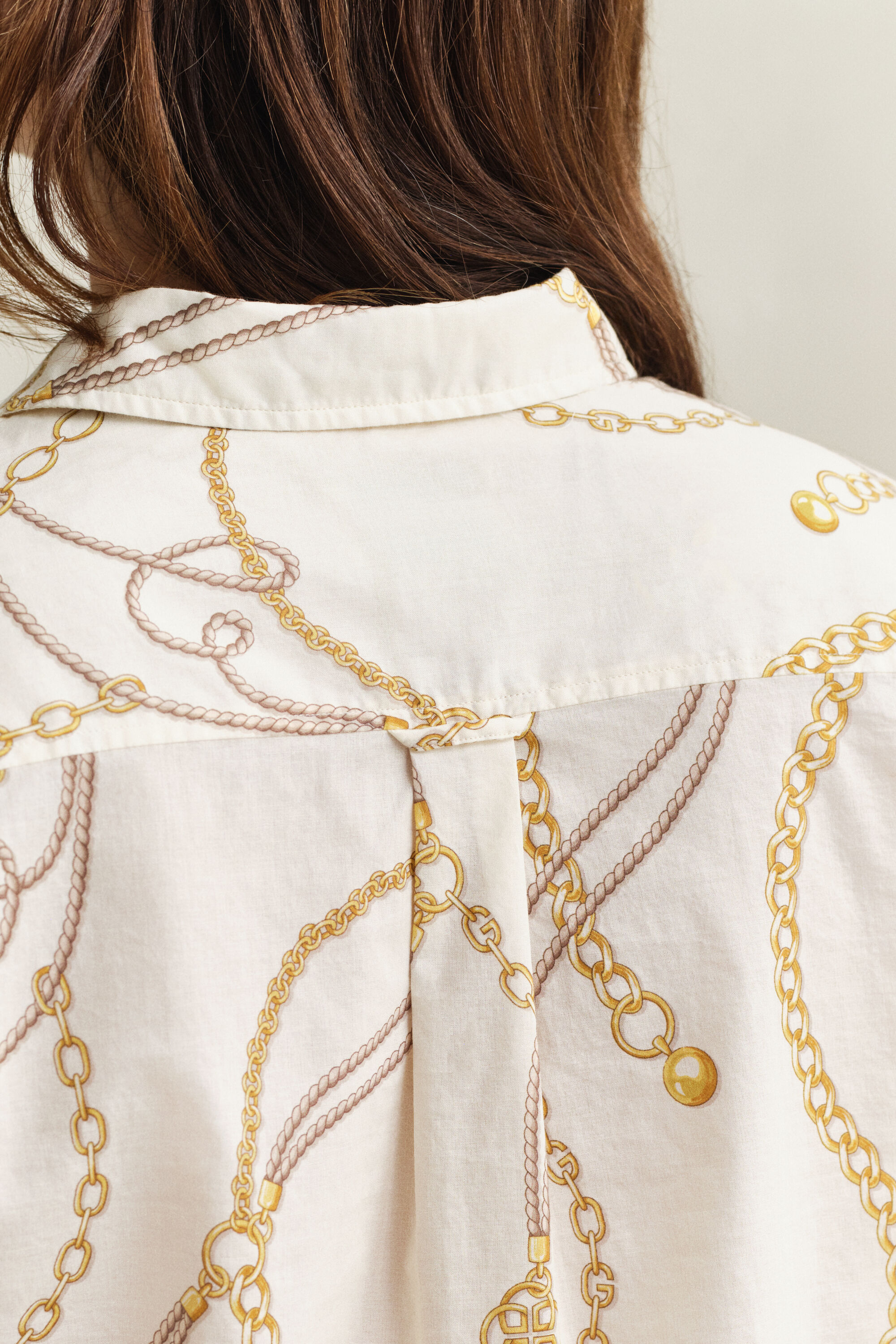 Overoverhemd van katoenen voile