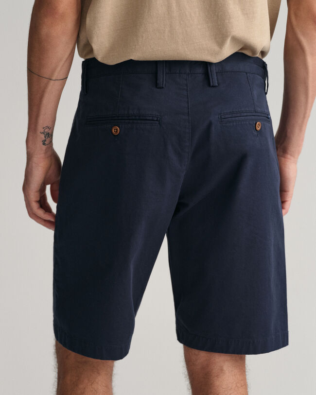 Relaxed Fit short van keperstof