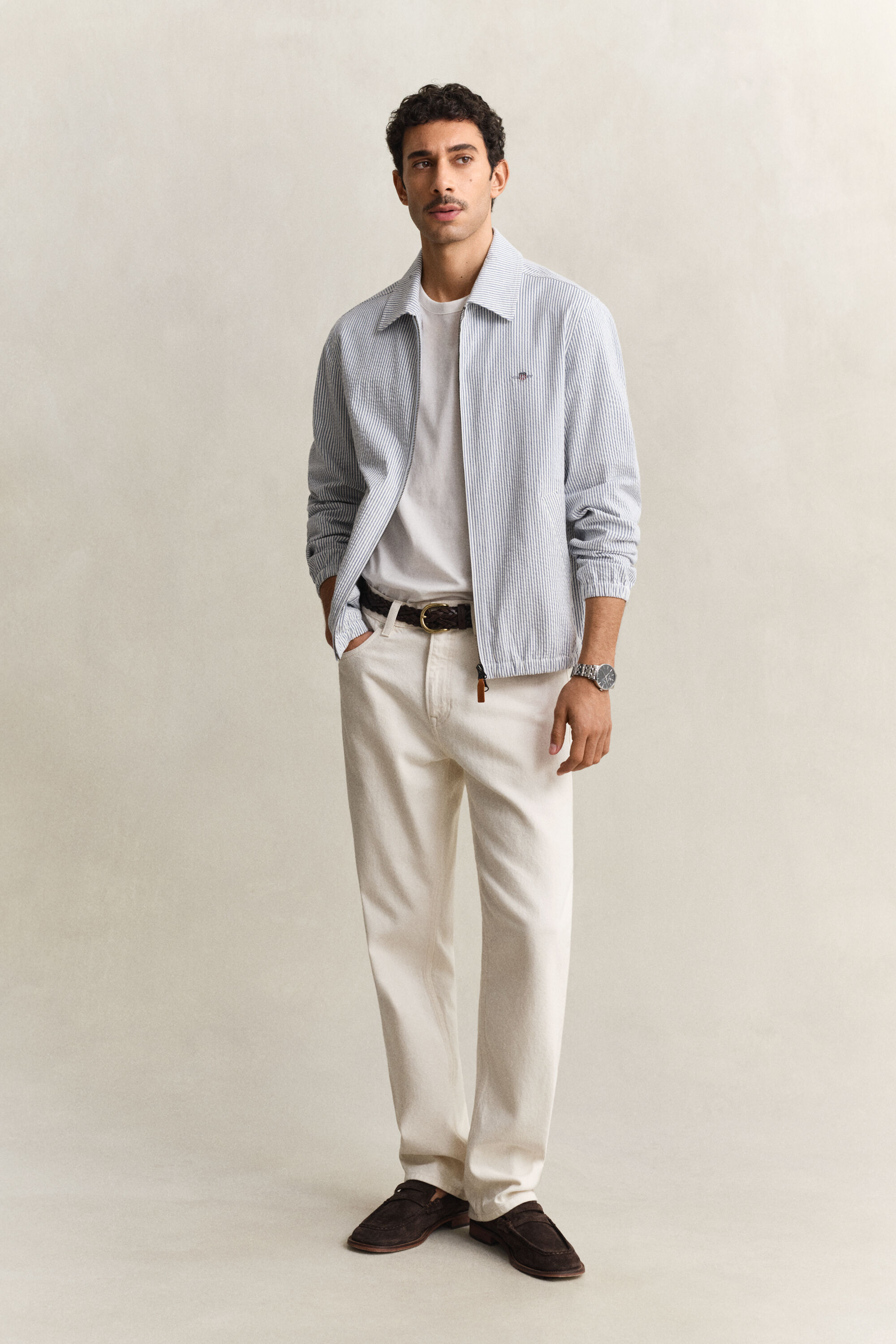 Seersucker Windcheater-jack