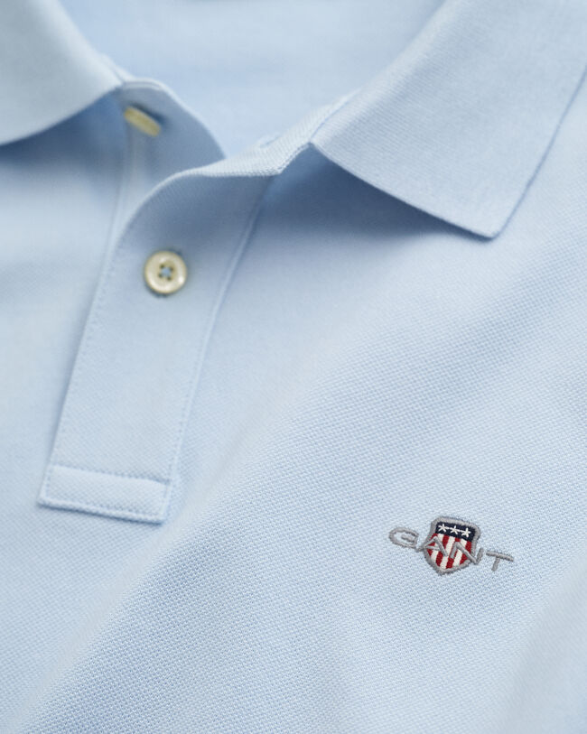 Regular Fit Shield piqué poloshirt