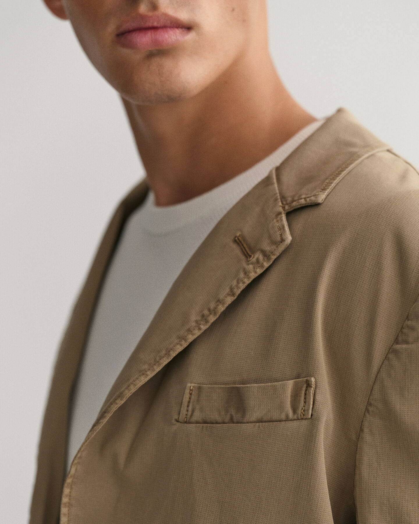 Kostuumblazer van katoen