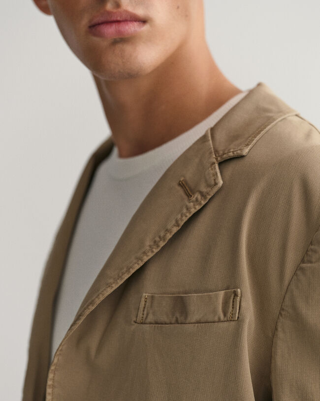 Kostuumblazer van katoen