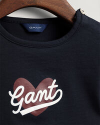 Girls Script T-Shirt met hart