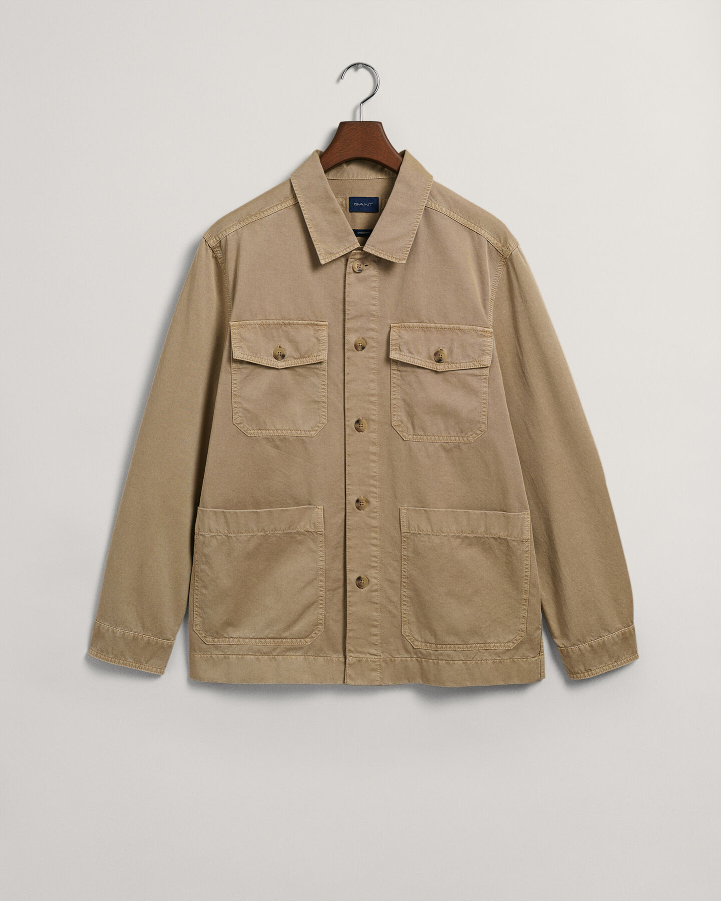 Speciaal geverfd Twill overshirt