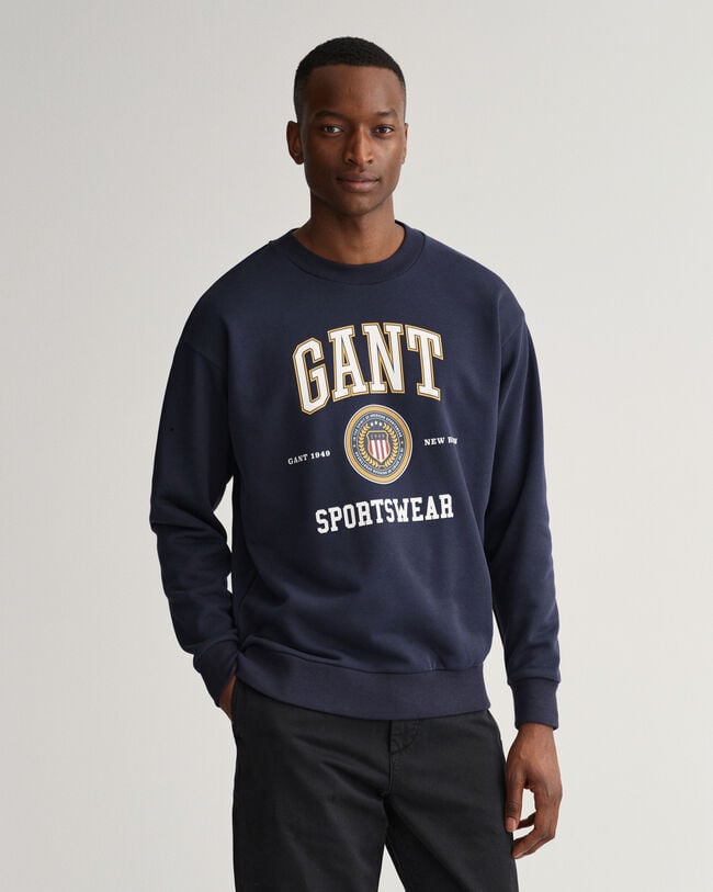 Crest Shield sweatshirt met ronde hals