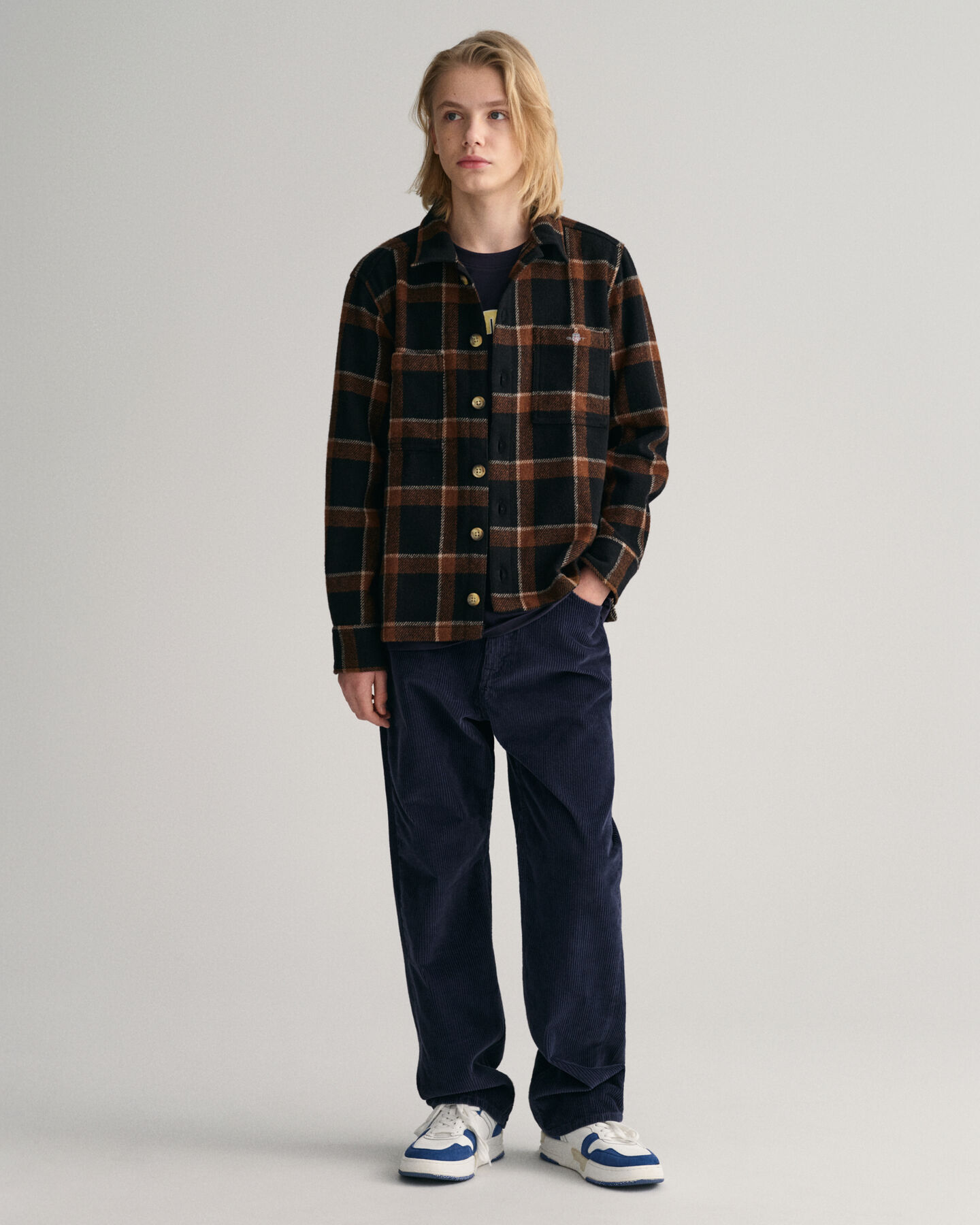 Teen Boys Loose Fit corduroy broek