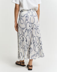 Plooirok met Sailing-print