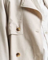 Trenchcoat van linnenmix