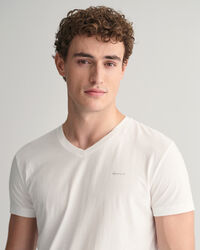 Set van twee T-shirts met V-hals