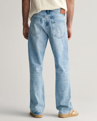Loos Fit jeans met wijde pijpen