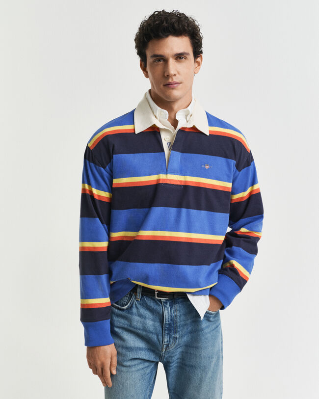 Heavy Rugger met gekleurde strepen