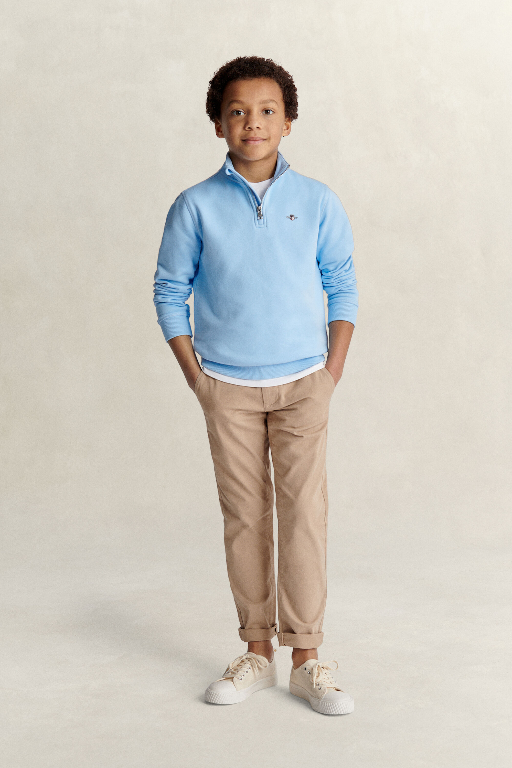 Teen Boys sweatshirt met korte rits