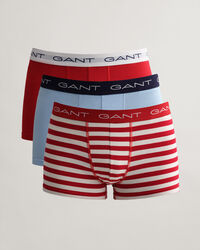 Set van drie boxershorts met speciaal geverfde streep