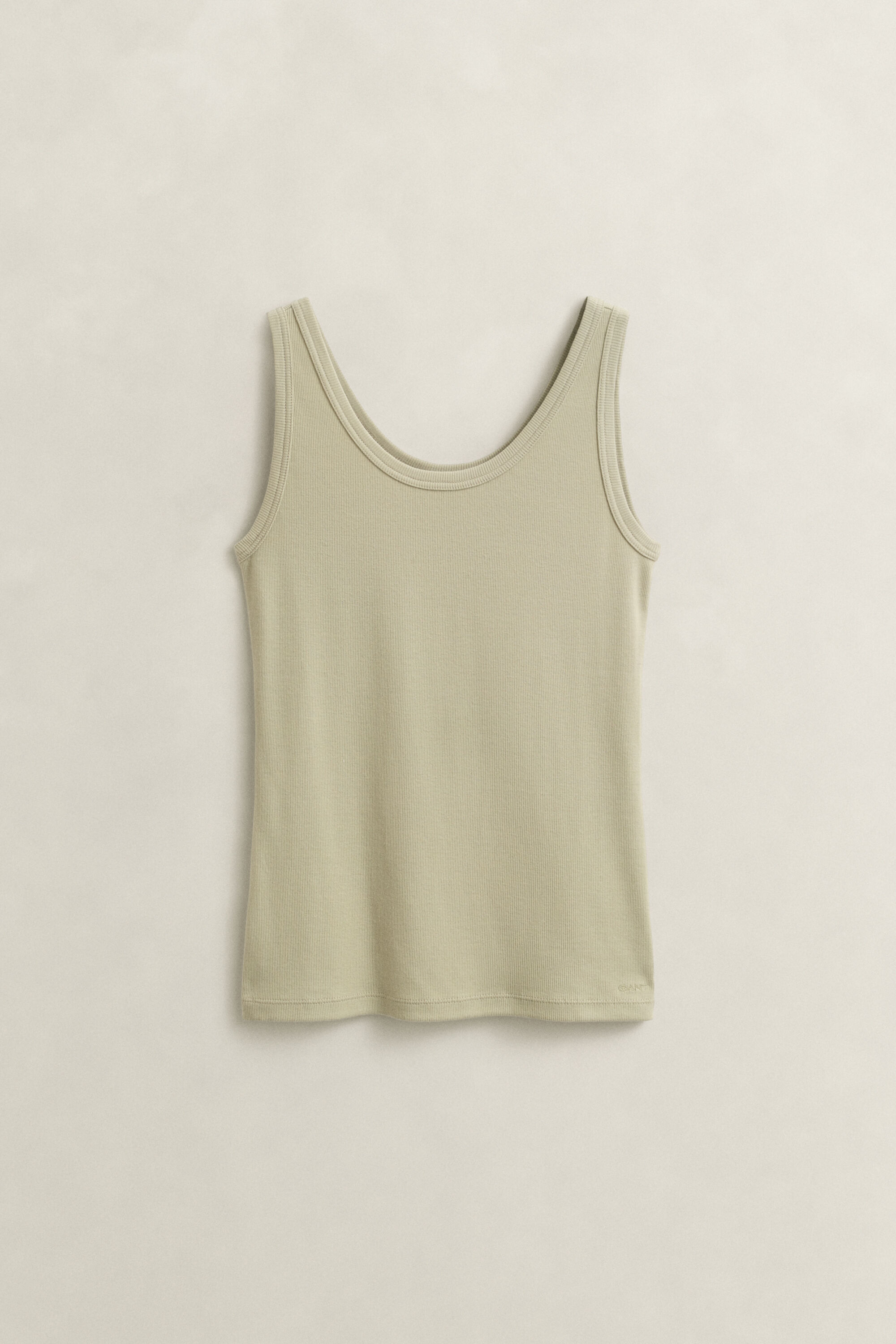 Geribde tanktop