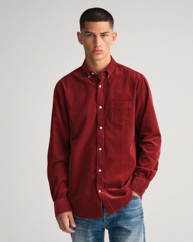 Regular Fit corduroy overhemd