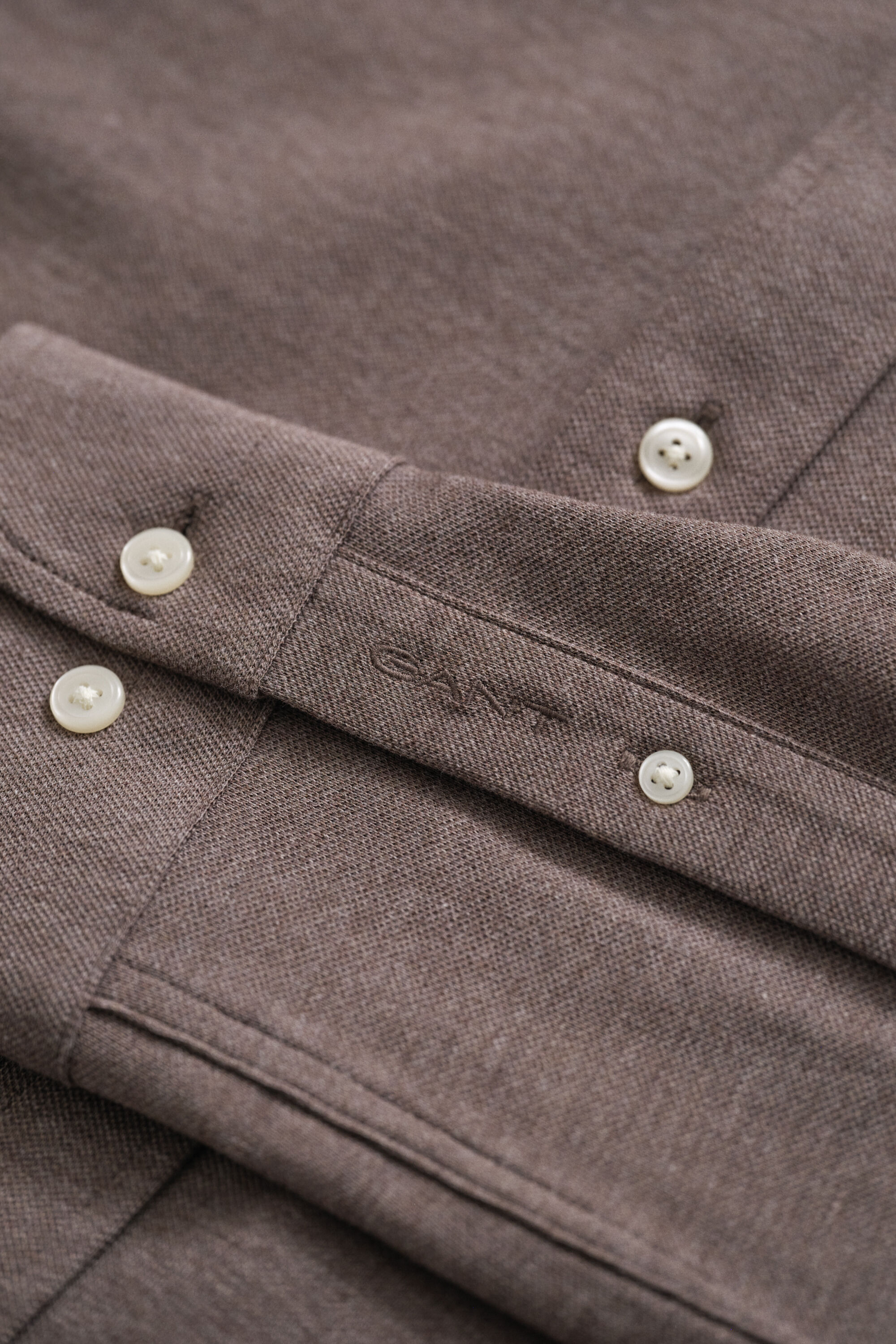 Overoverhemd van stretch jersey piqué