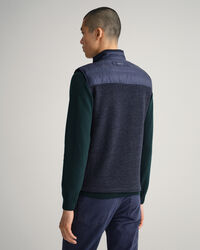 Mixed Media licht gevoerde bodywarmer