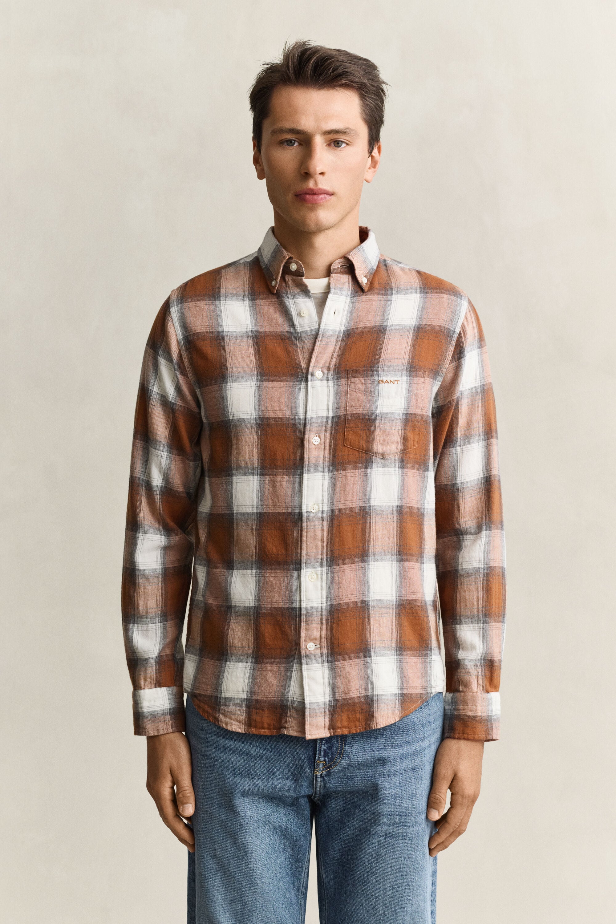 Geruit overhemd van Windblown-flanel