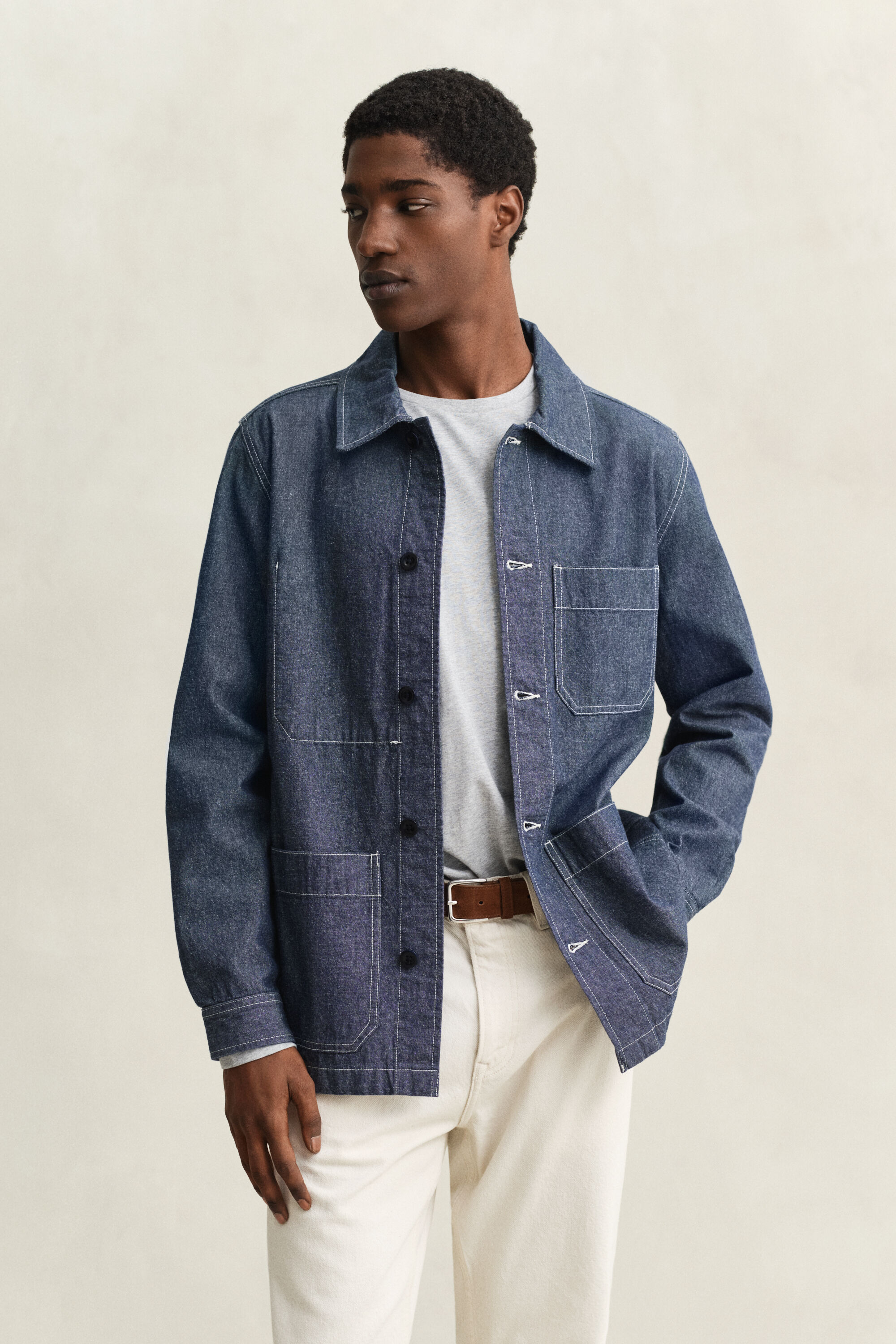Chambray overshirt