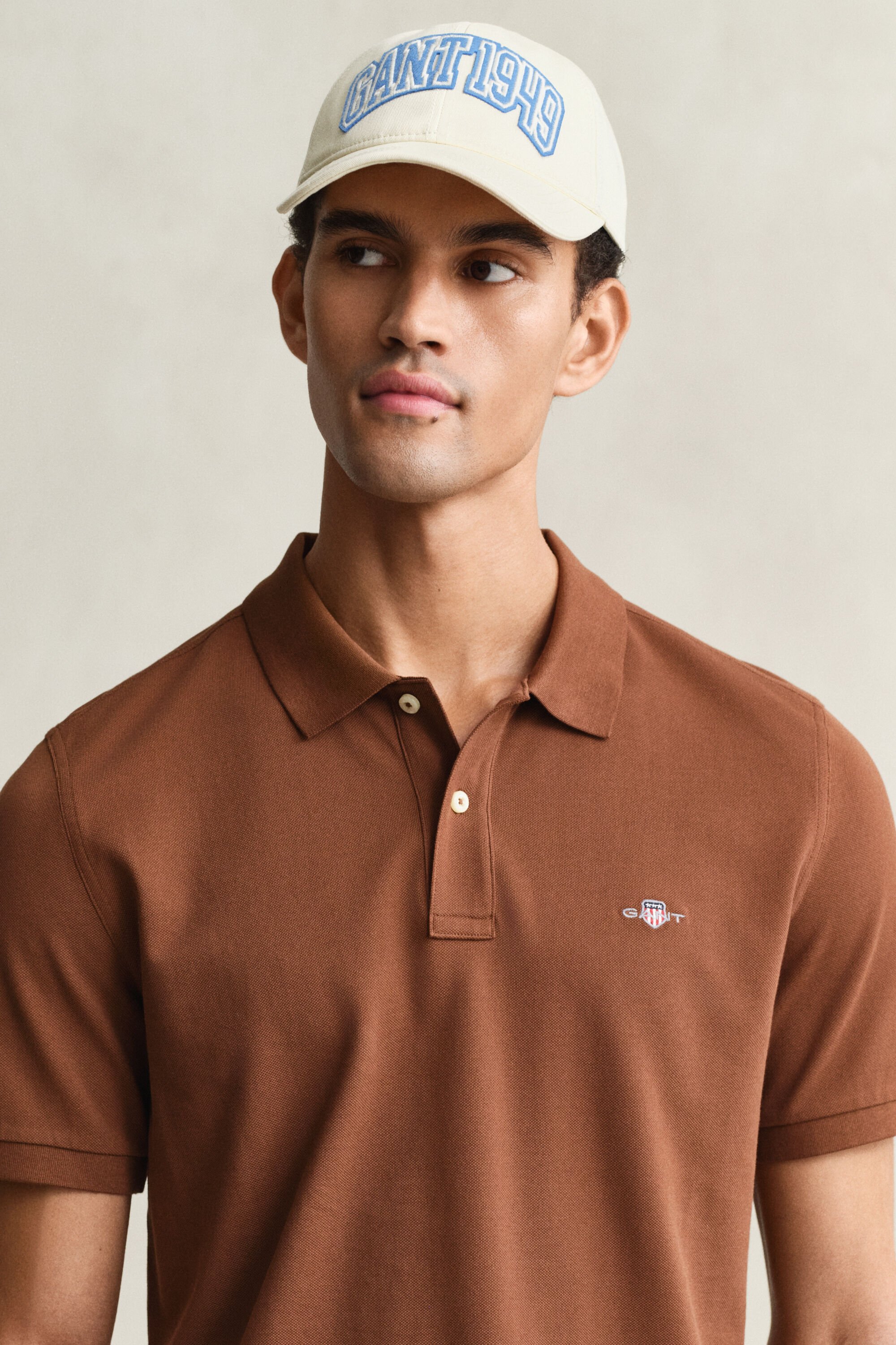 Regular Fit Shield piqué poloshirt