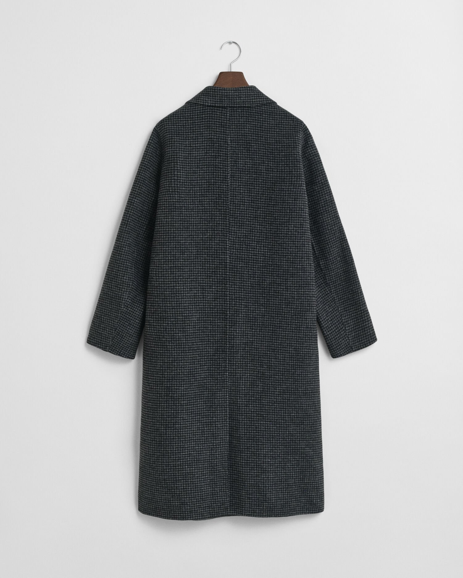 Handgestikte Car Coat met ruiten