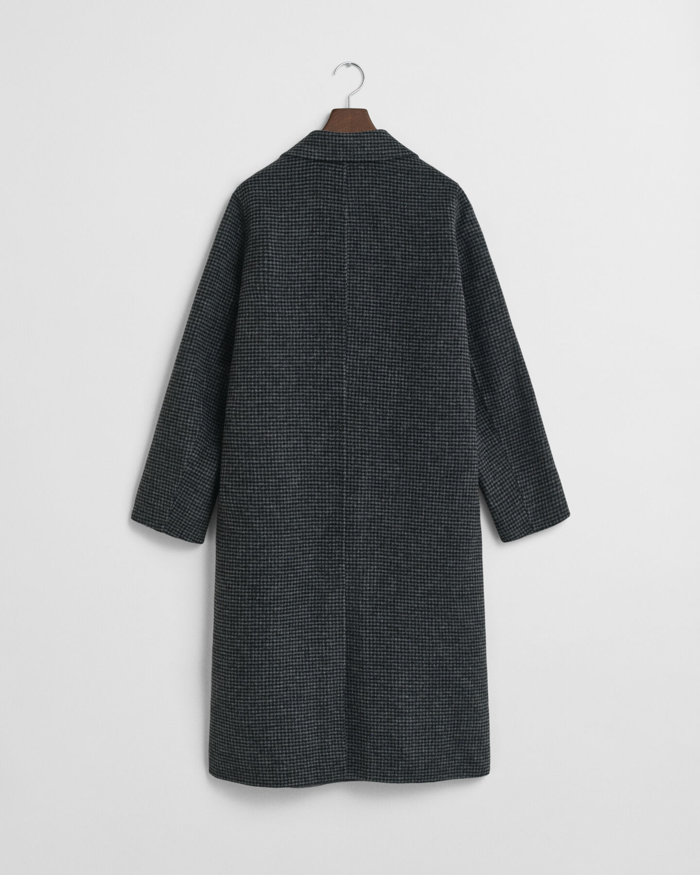 Handgestikte Car Coat met ruiten