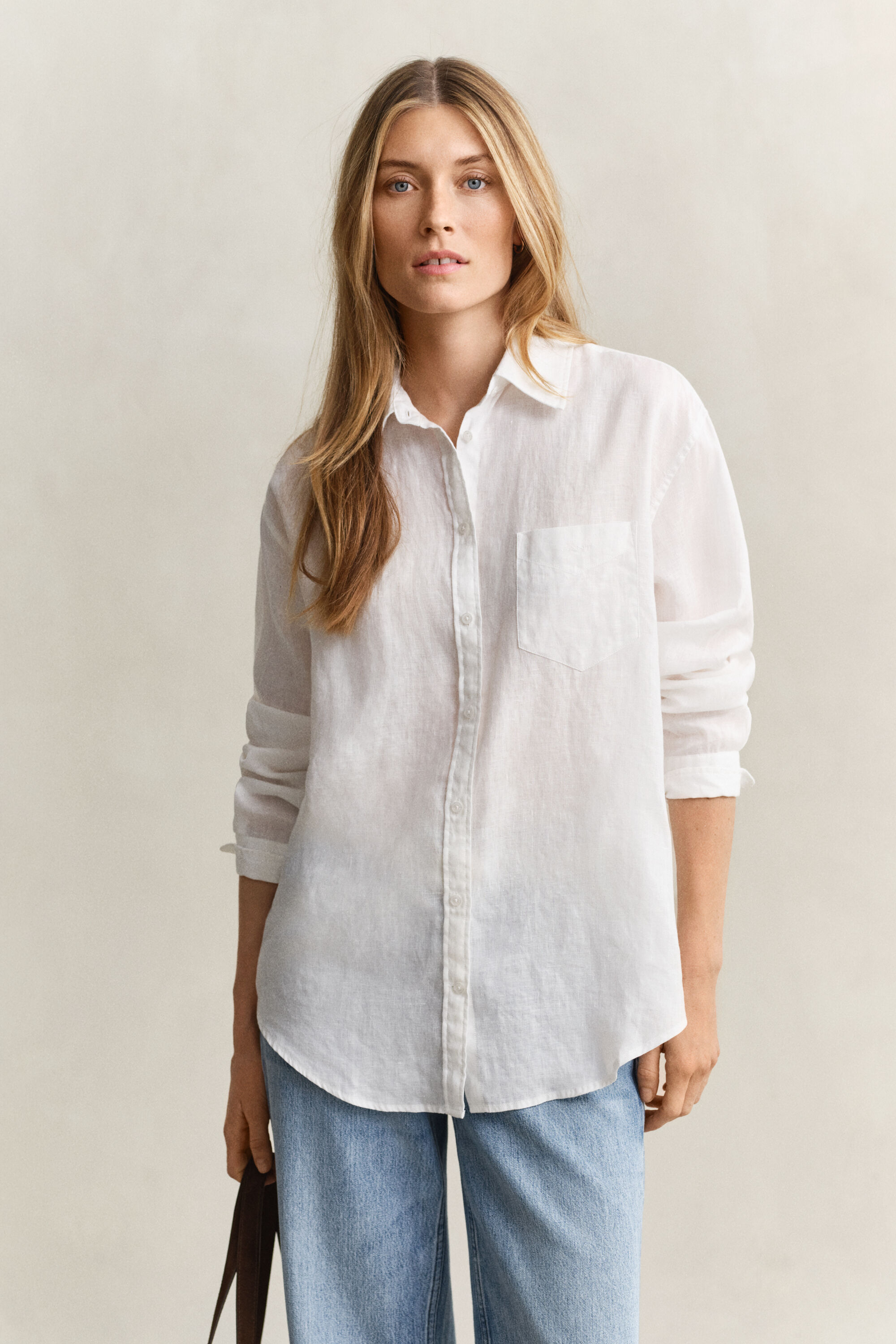 Relaxed Fit linnen blouse