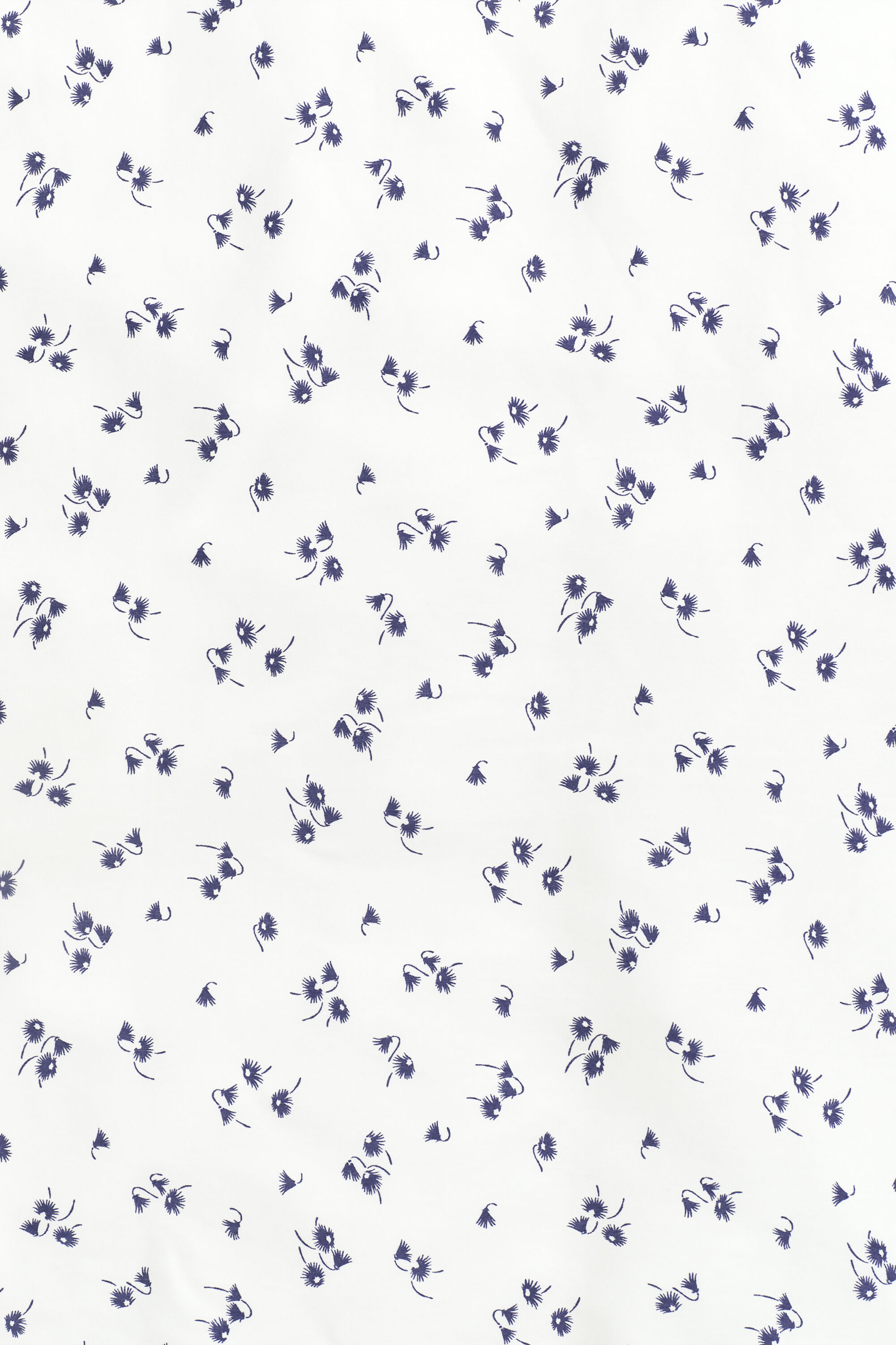 Eenpersoonsdekbedovertrek met kleine bloemetjesprint