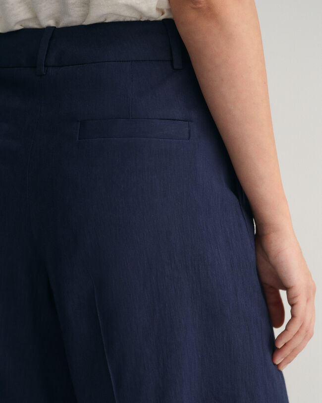 Short van stretchlinnen