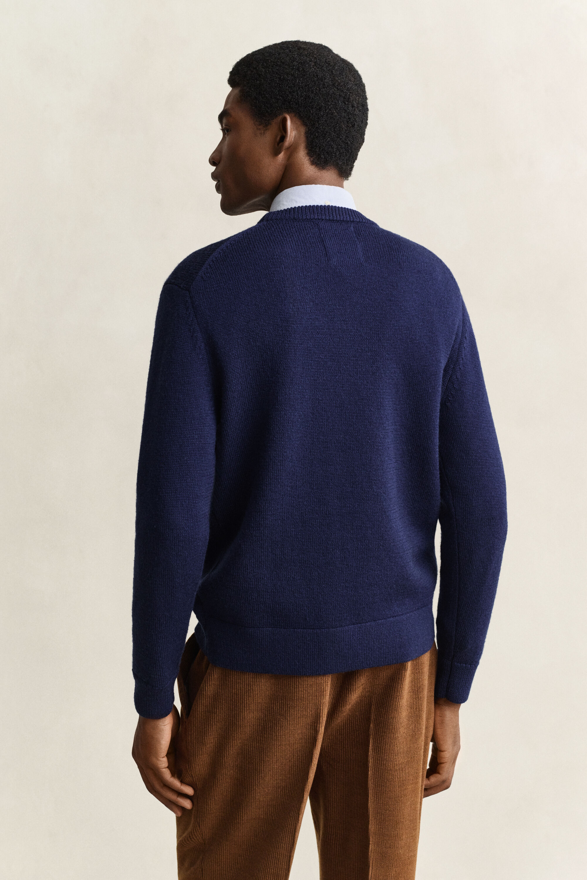 Gant x Yale trui van merinowol