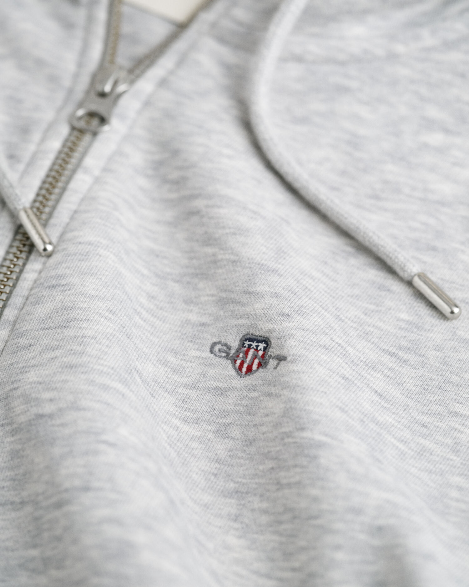 Shield hoodie met ritssluiting