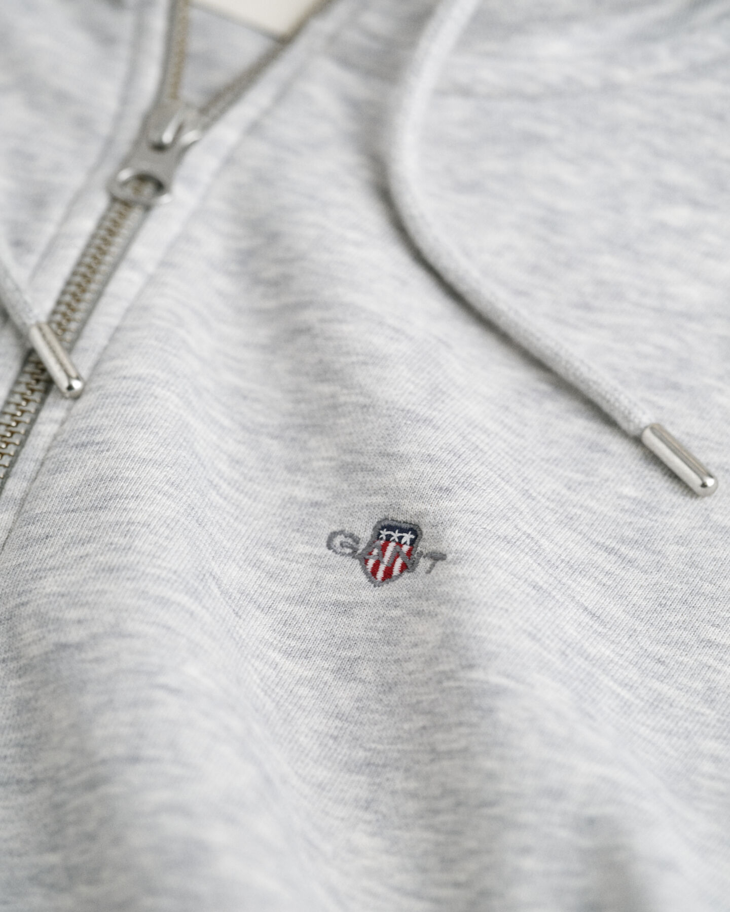 Shield hoodie met ritssluiting