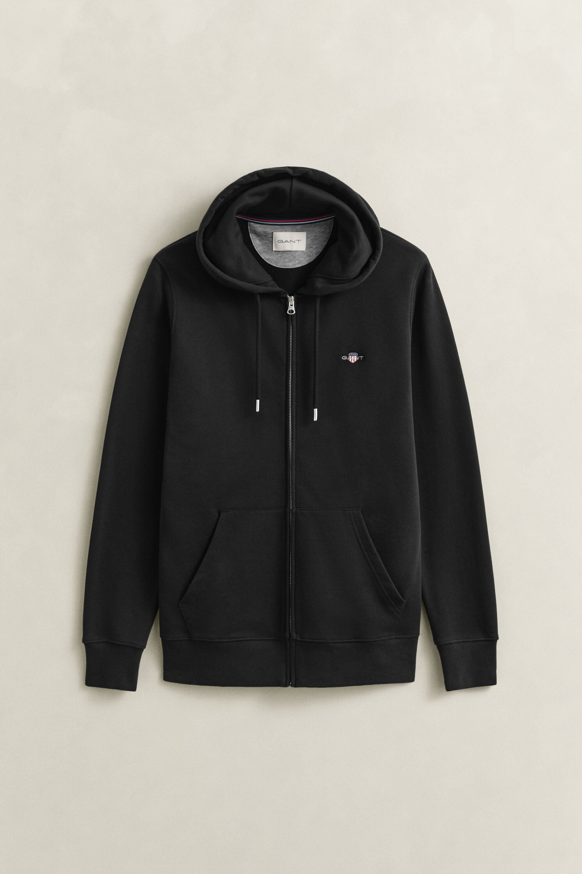 Shield hoodie met ritssluiting